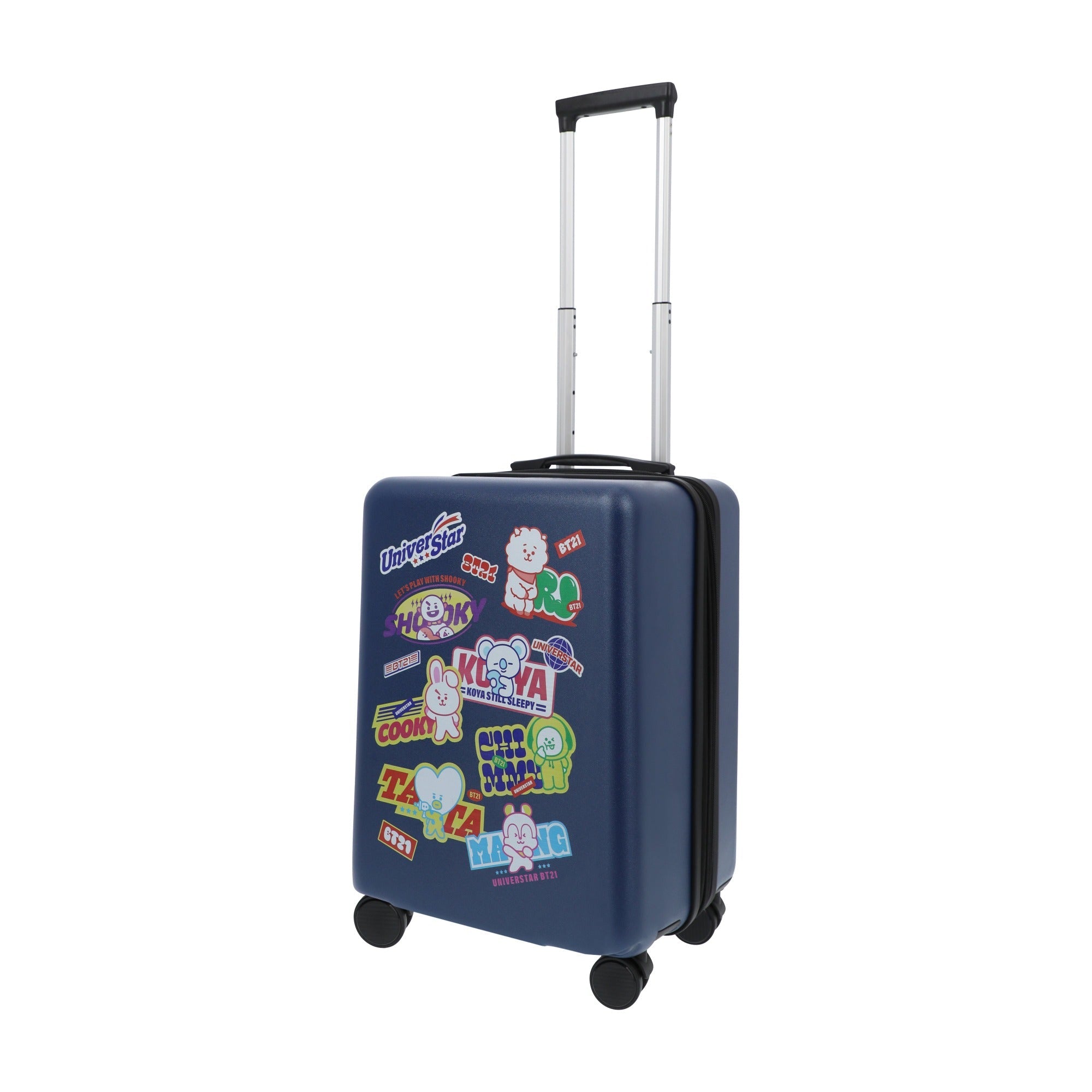 BT21 22.5″ Navy Carry-On Suitcase Luggage