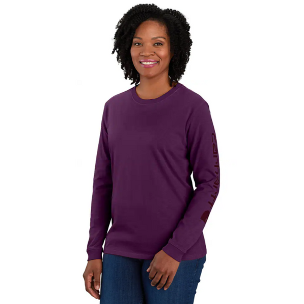 Carhartt Women’s Logo Sleeve Long Sleeve T-Shirt