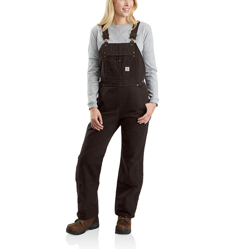 104049 – Carhartt Women’s Quilt Lined Washed Duck Bib Overall