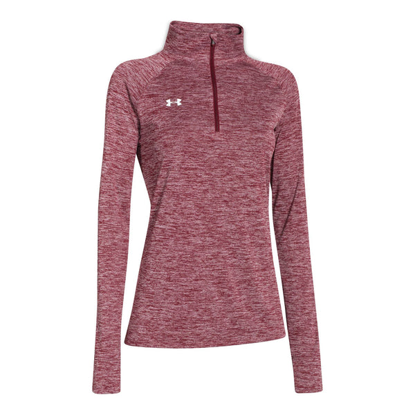 Under Armour Women’s Tropic Cardinal Twisted Tech Quarter Zip