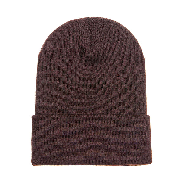 Yupoong Brown Cuffed Knit Cap