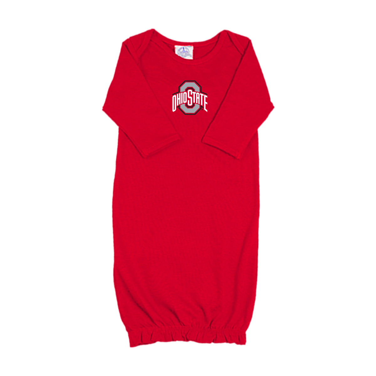 Ohio State Buckeye Newborn Gown