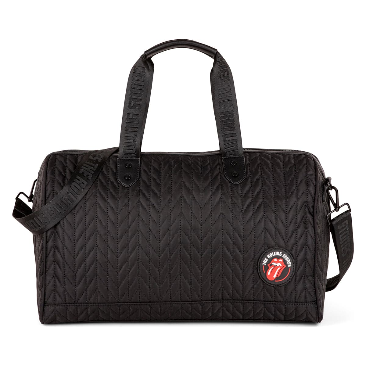 The Rolling Stones Iconic Quilted Duffle Bag