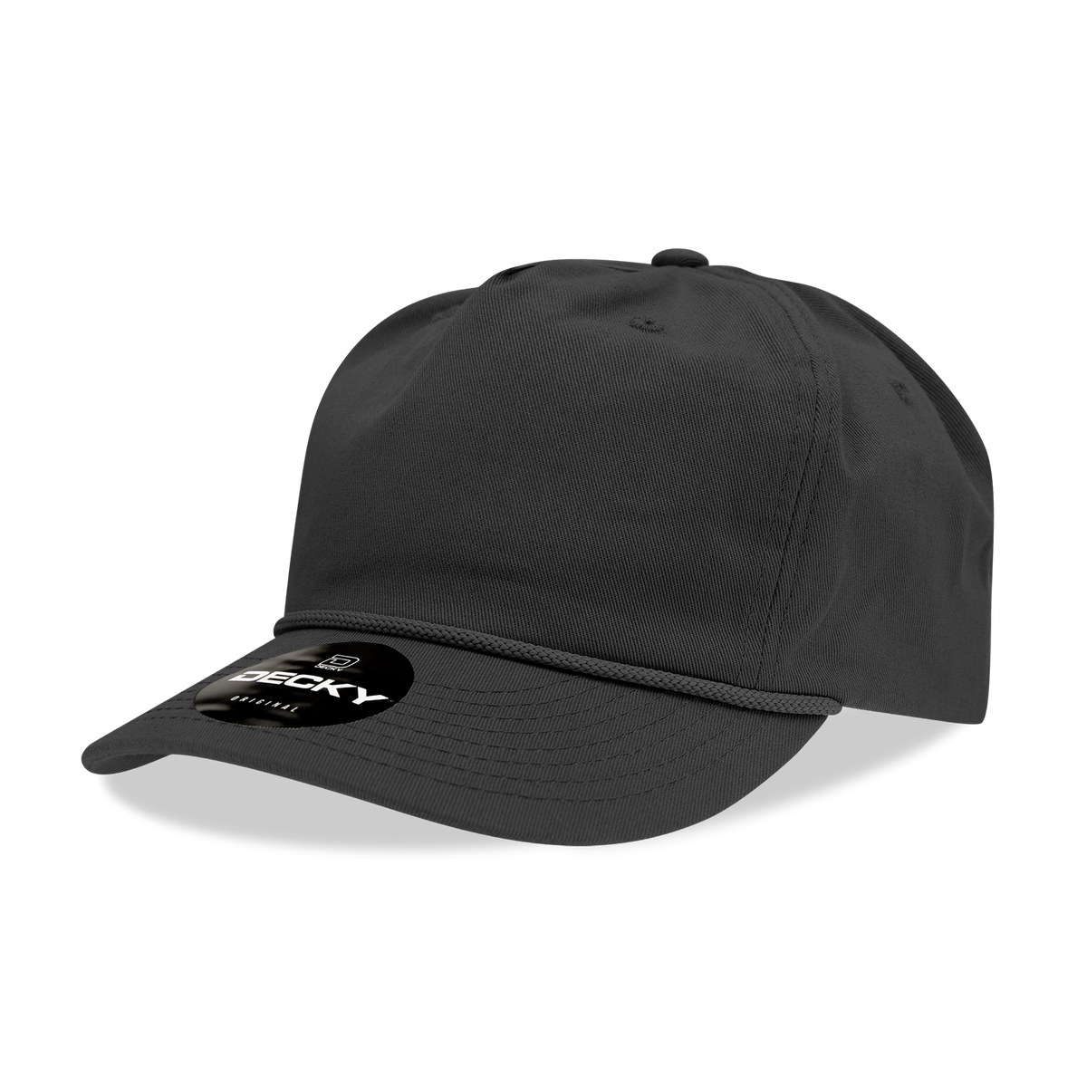 Decky 252 – Classic 5-Panel Golf Cap with Rope – CASE Pricing