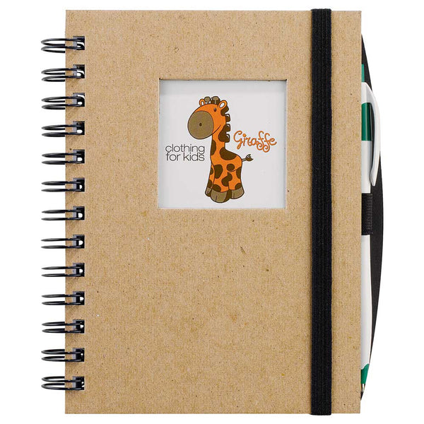 JournalBook Natural Frame Square Hardcover Notebook