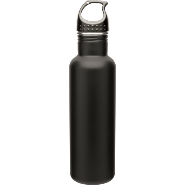 H2Go Matte Black Bolt Stainless Steel Bottle 24oz