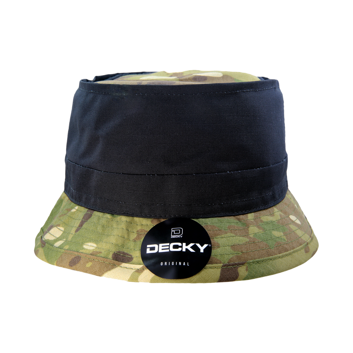 Decky 6313 MultiCam Camo Structured Bucket Hat, Camouflage Sun Hat