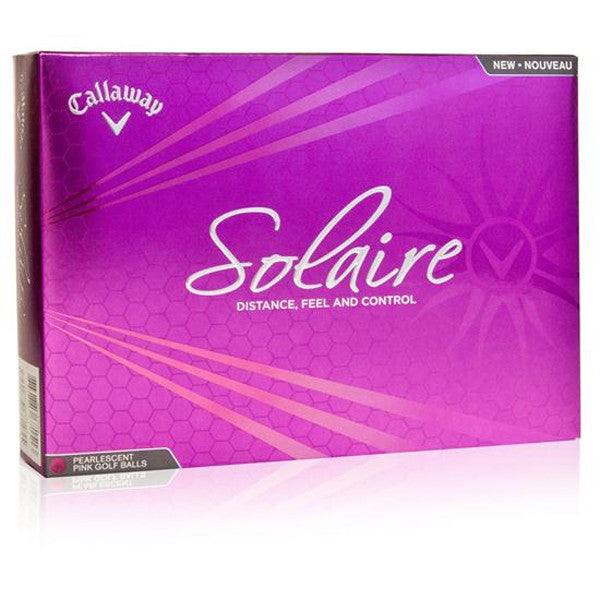 Callaway Solaire White Golf Balls with Custom Logo