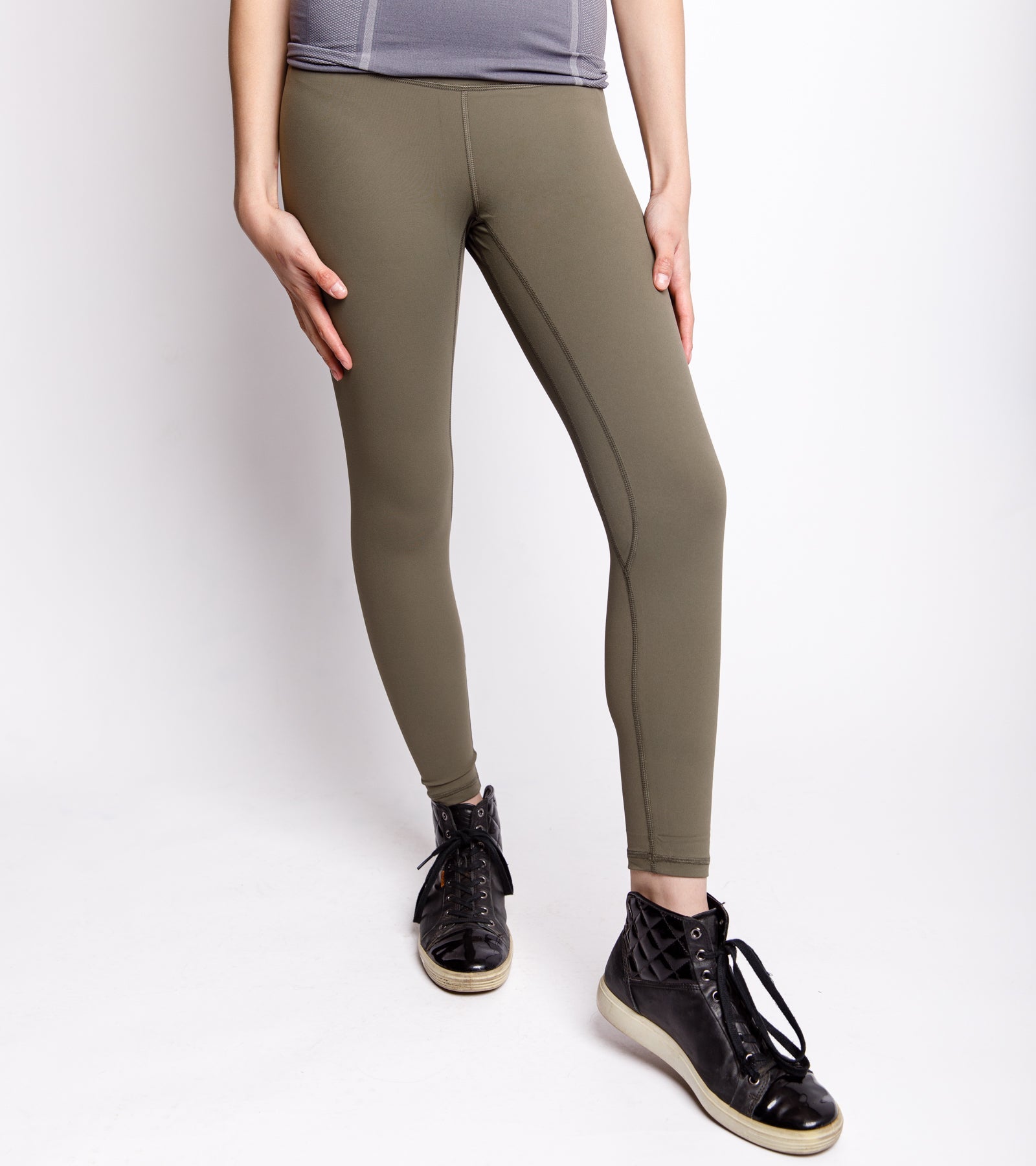 COEUR PERFORMANCE LEGGINGS – Army Green