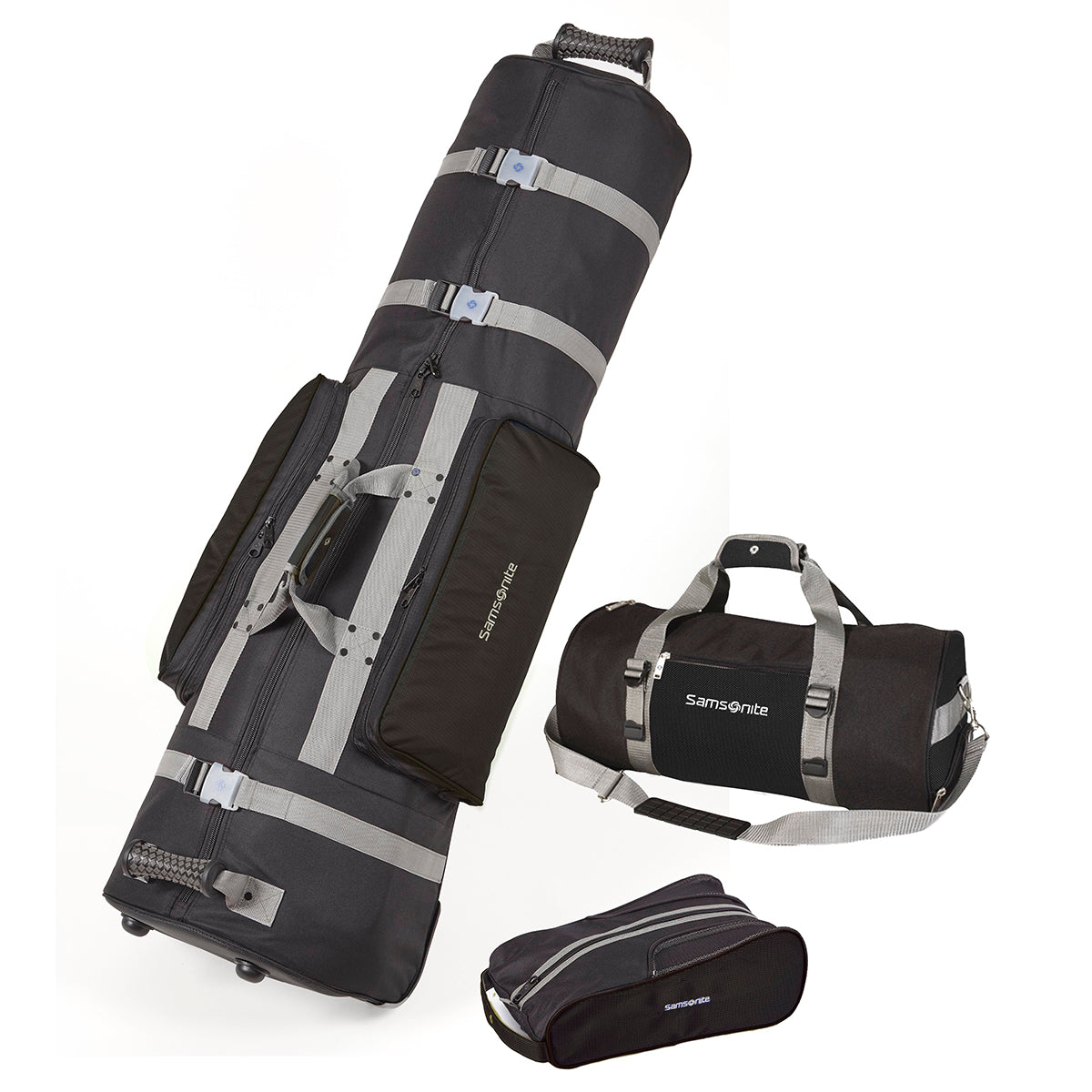 Samsonite 3 Piece Set (Cover, Shoe Bag, Equipment Duffel)