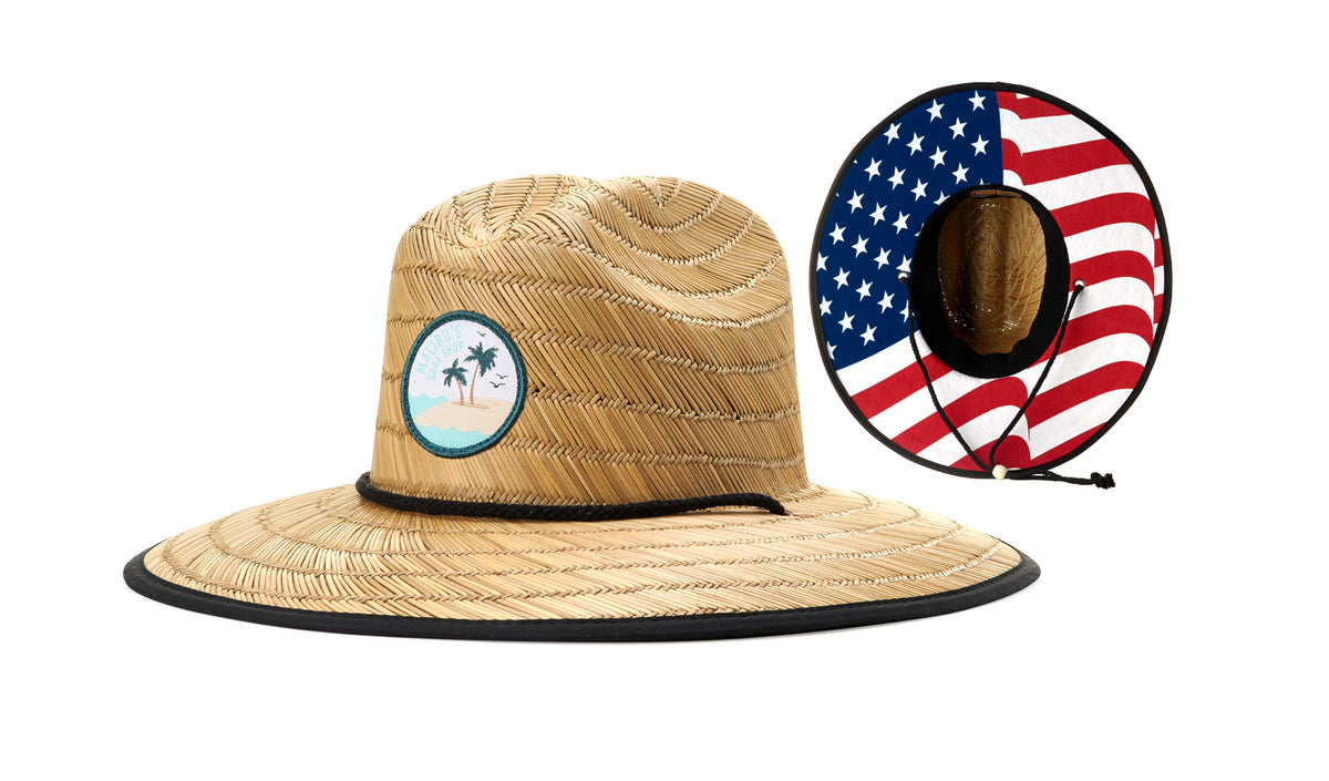 Richardson 828 Lined Waterman Straw Lifeguard Hat