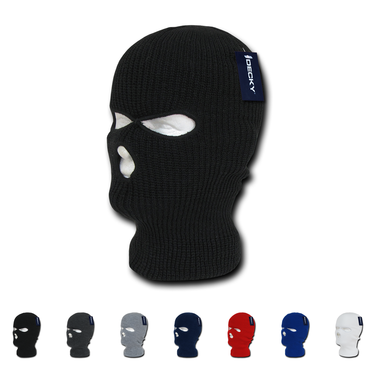 Decky 970 – Ski Mask, Face Mask (3-Hole) Balaclava – 970