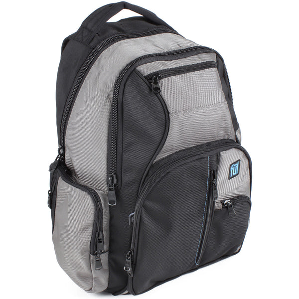 FUL Alleyway Titanium/Black Touch-N-Go Backpack