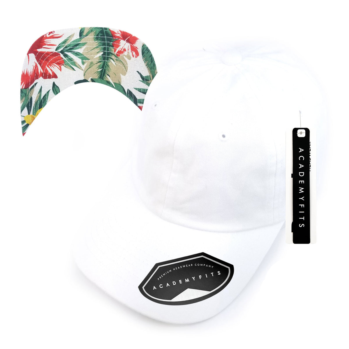 Academy Fits Floral Undervisor Dad Hats 2200