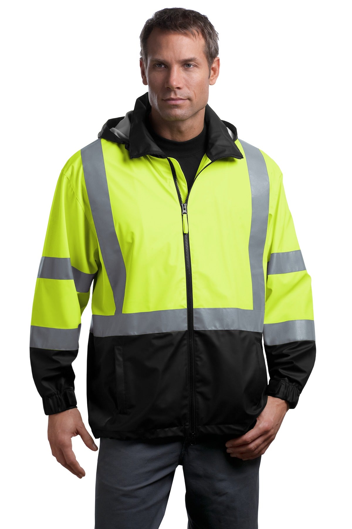 CornerStone® – ANSI 107 Class 3 Safety Windbreaker. CSJ25