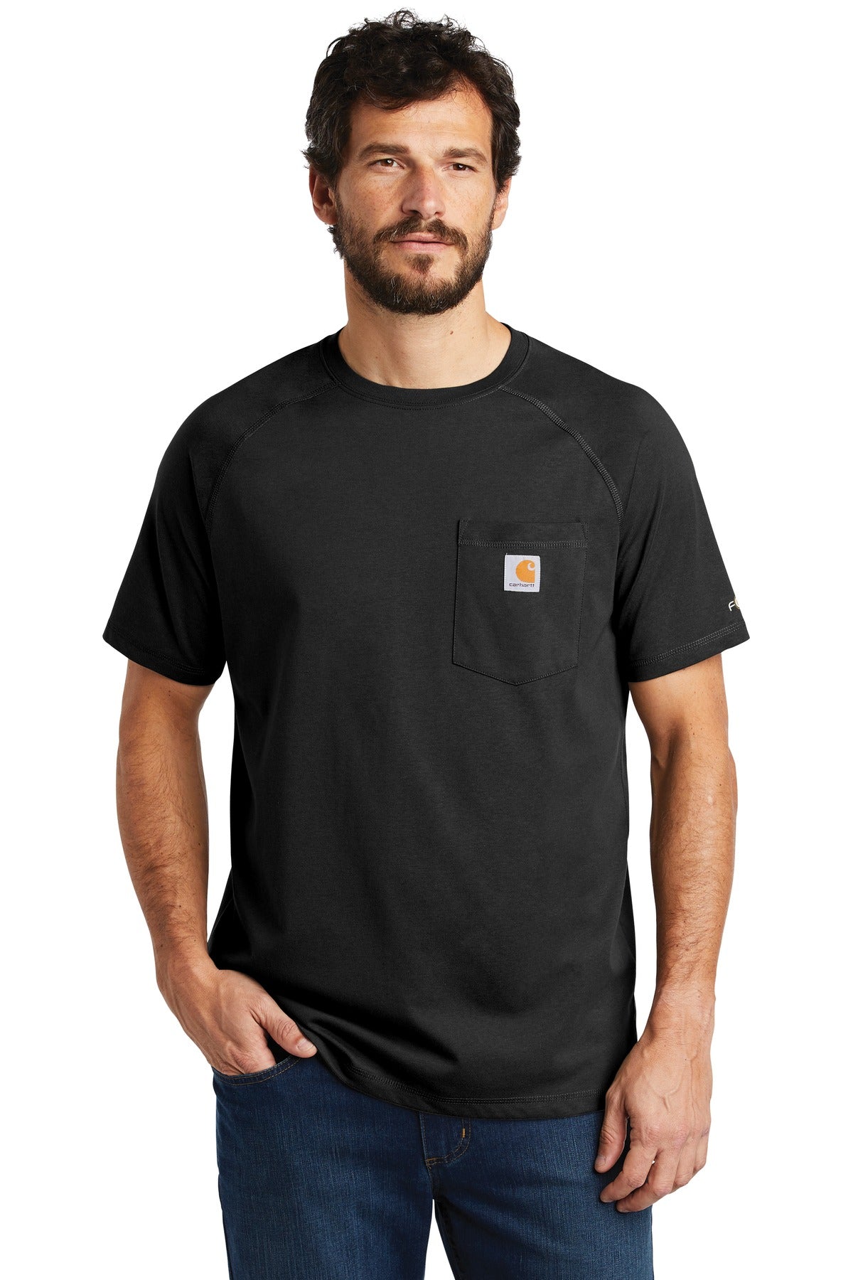 Carhartt Force ® Cotton Delmont Short Sleeve T-Shirt. CT100410