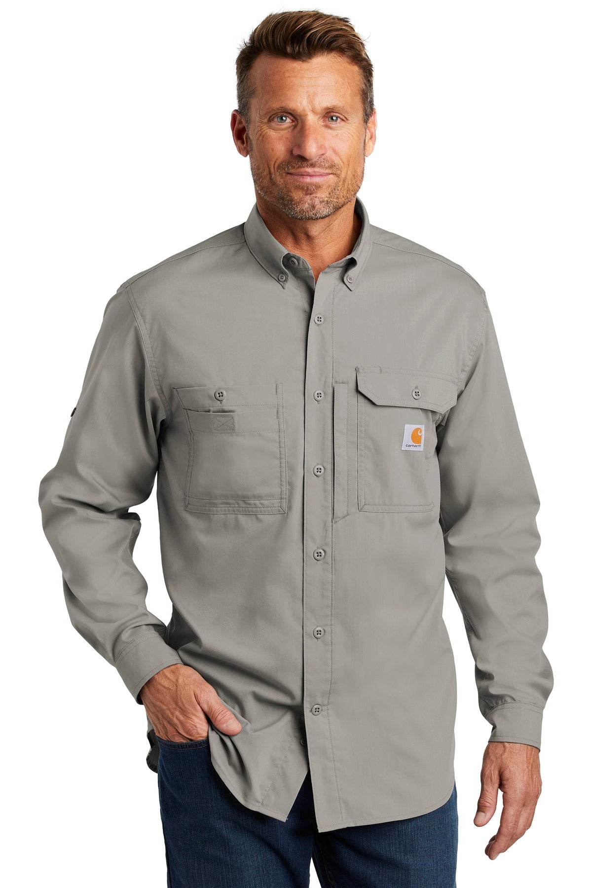 Carhartt Force ® Ridgefield Solid Long Sleeve Shirt. CT102418