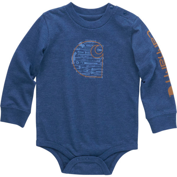 Carhartt Infant Tool Logo Graphic Long Sleeve Bodysuit