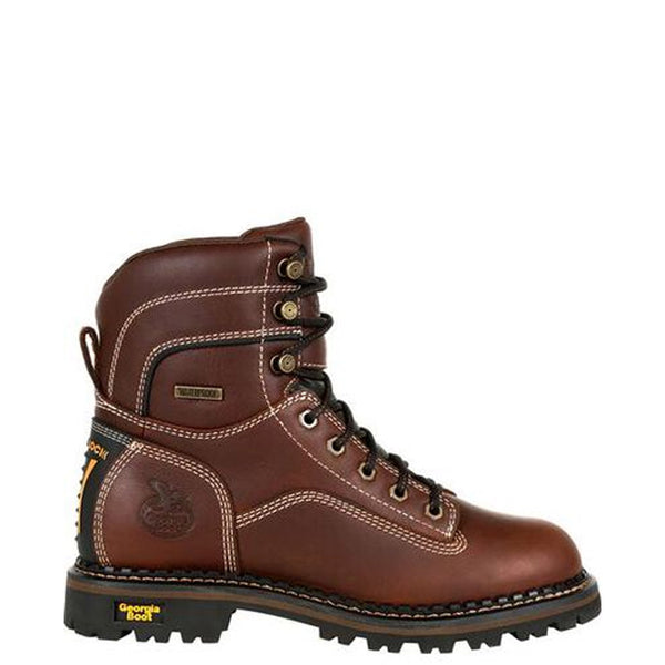 Georgia Boot Women’s AMP LT 7″ Waterproof EH Low Heel Alloy Toe Logger Boot