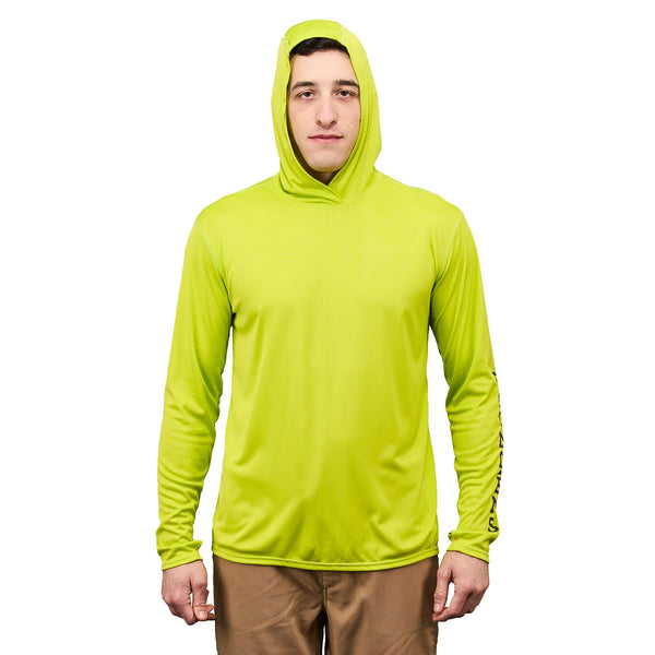 Grundéns Men’s Tough Sun Hooded Long Sleeve T-Shirt