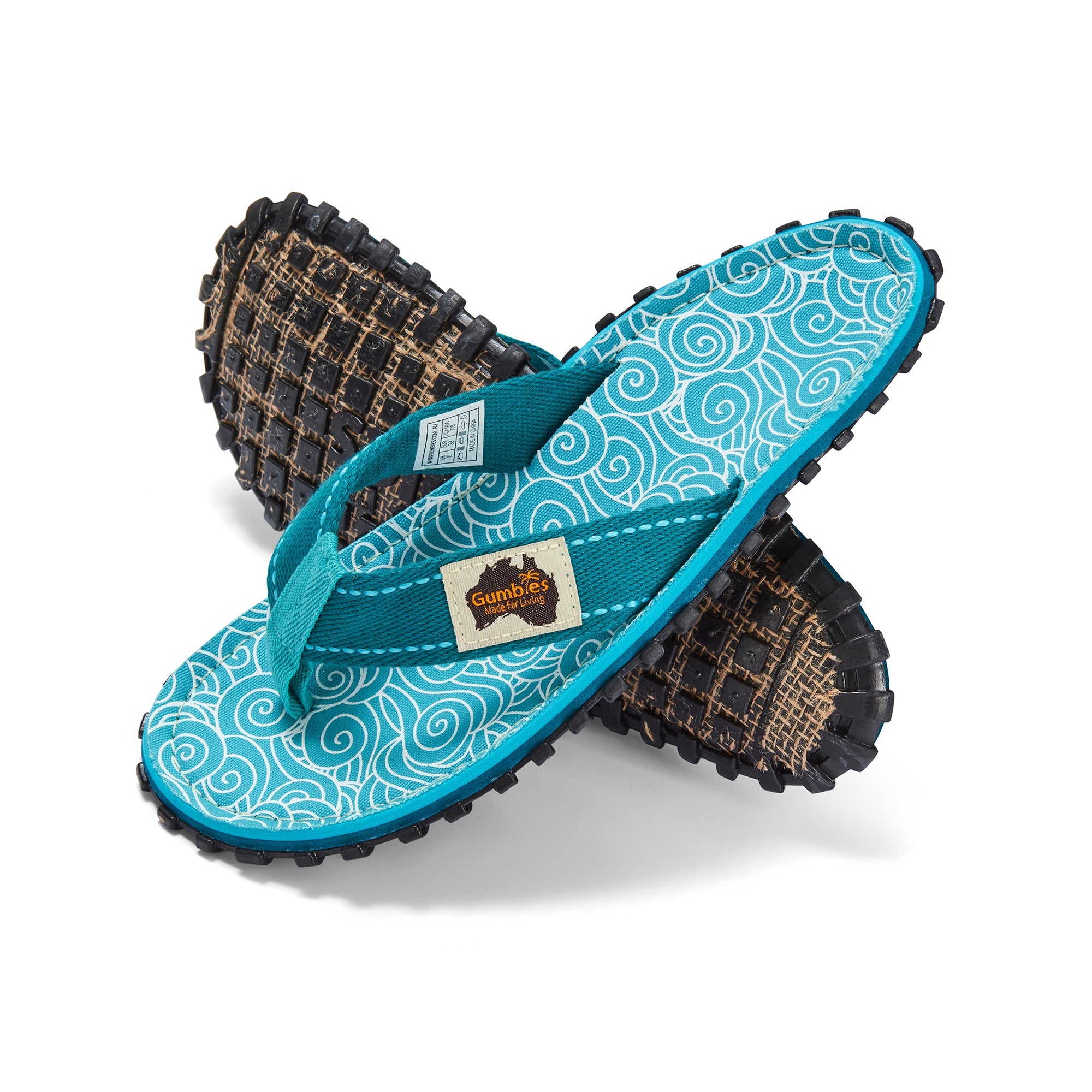 Islander Flip-Flops – Women’s – Turquoise Swirls