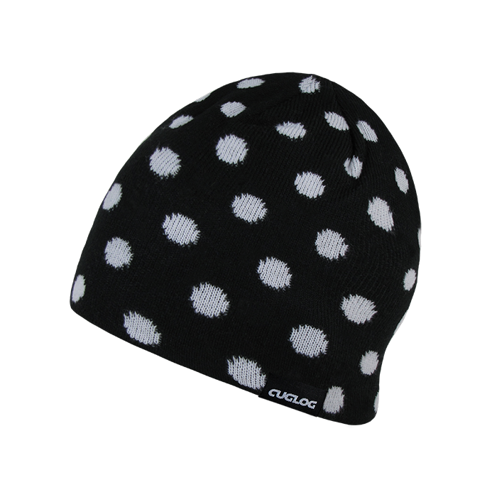 Thor Polka Dot Beanie, Lined Knit Cap – Cuglog K035