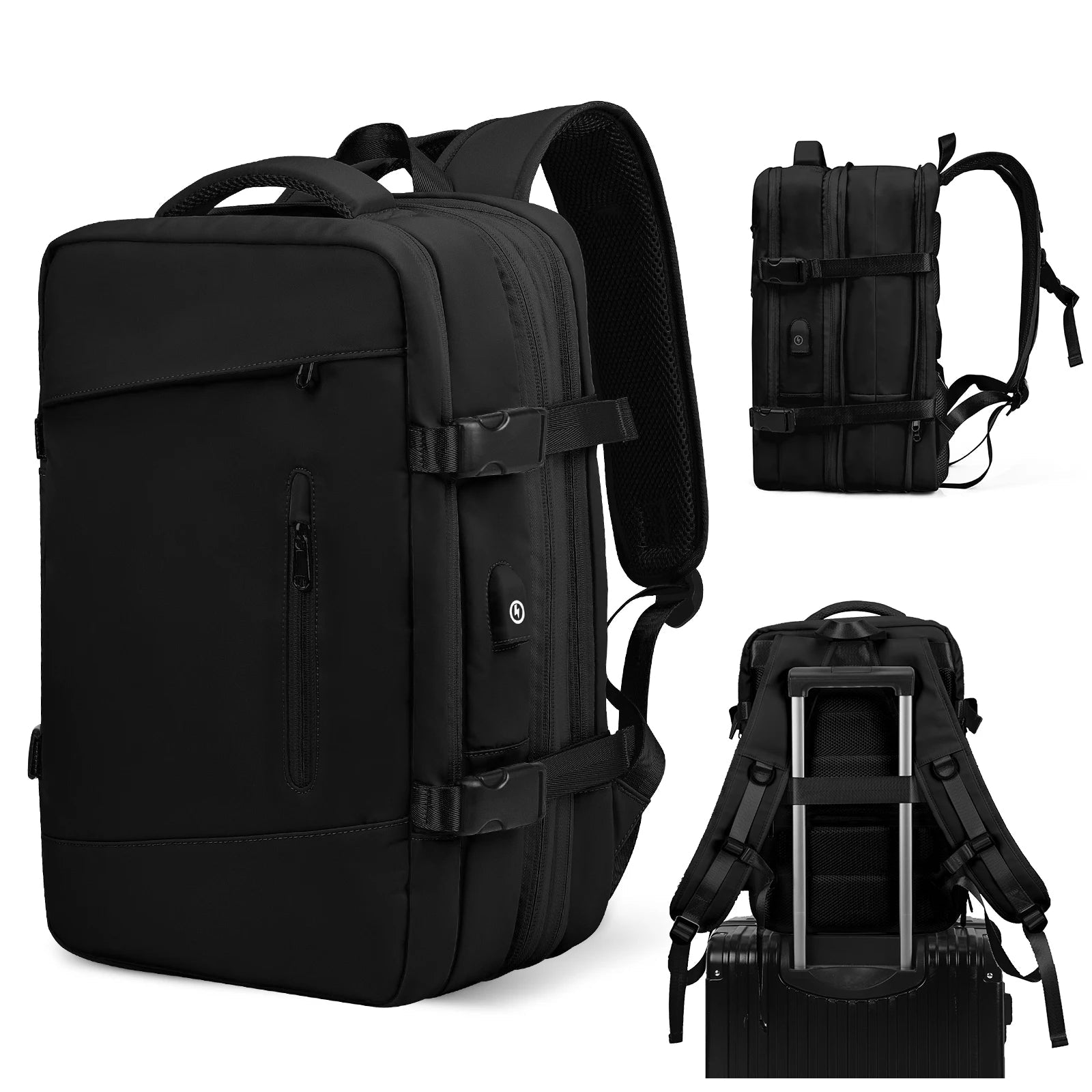 Large Waterproof Backpack – Extension pocket – USB