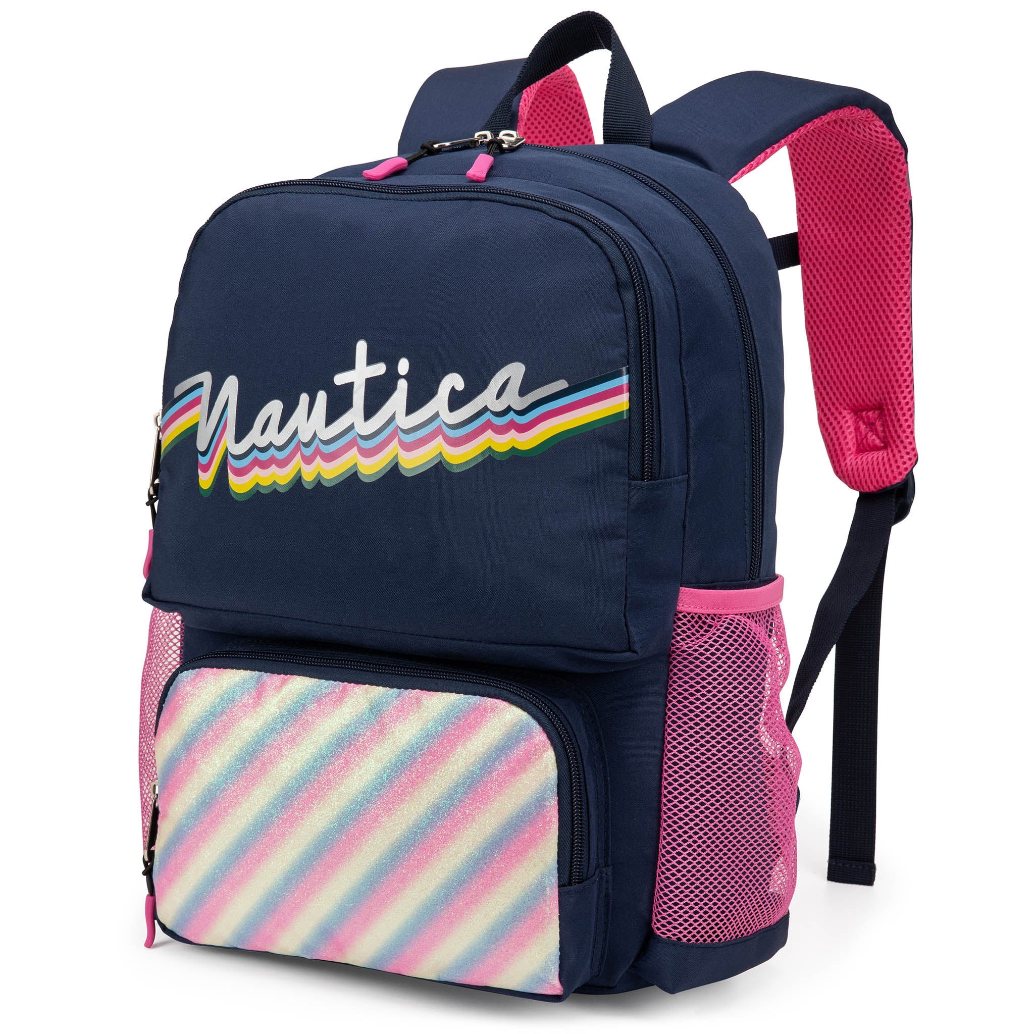 Kids Backpack for School | Retro Rainbow | 16″ Tall