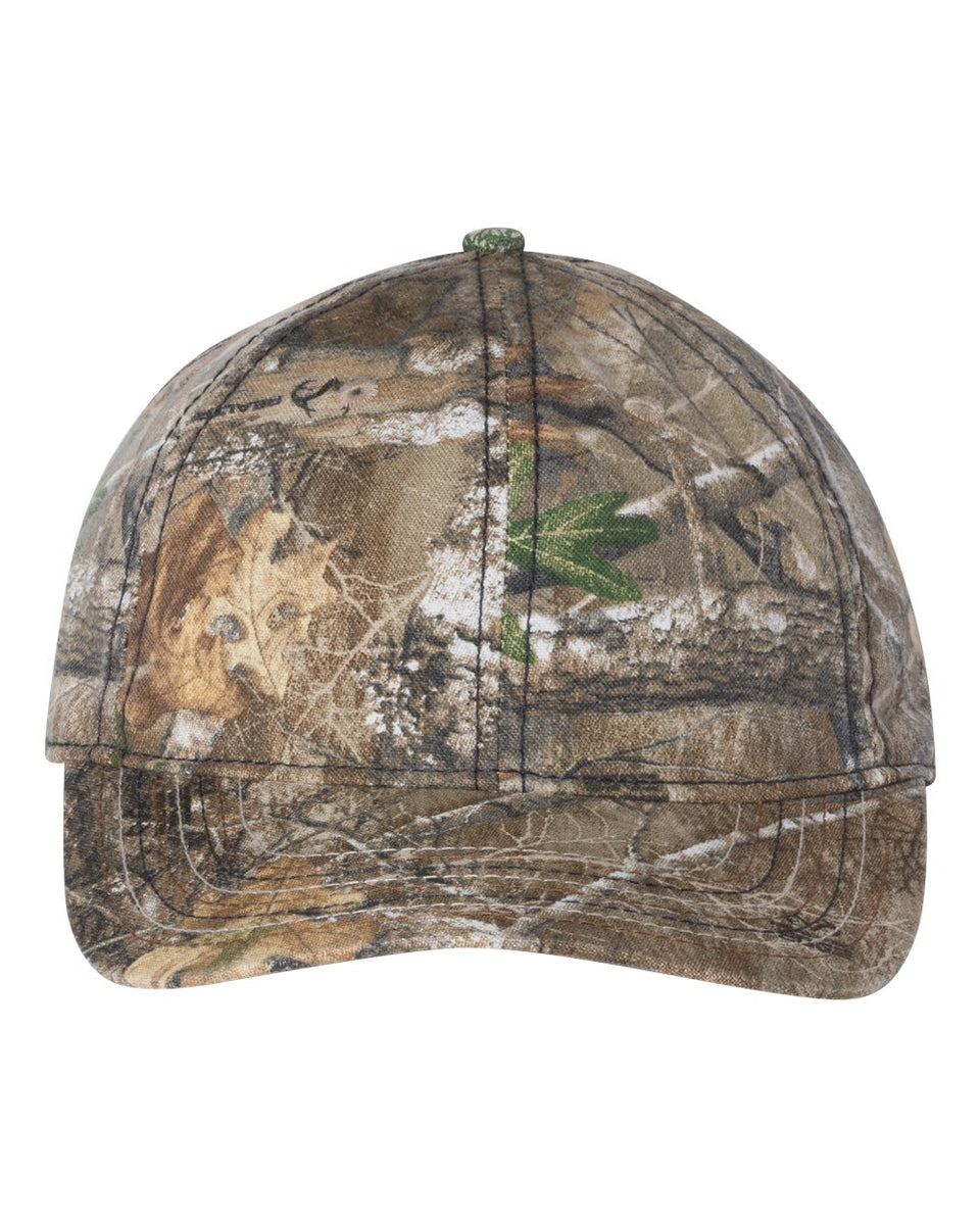 Outdoor Cap CWF315 – Camo Cap with American Flag Undervisor