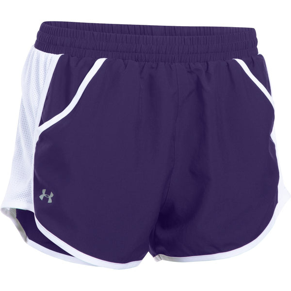 Under Armour Women’s Purple/White/Reflective Fly By Short