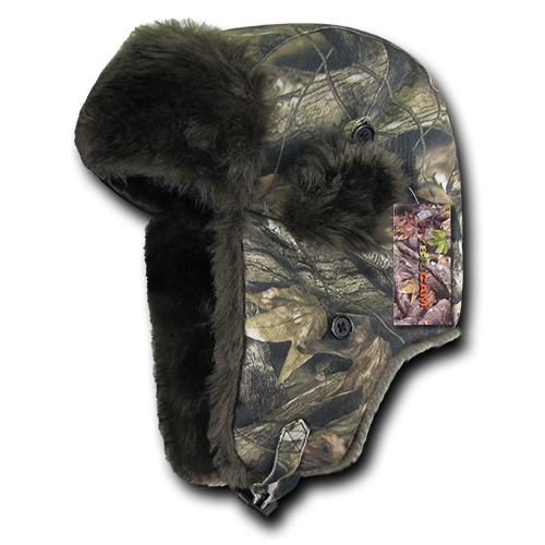 Hybricam Camo Aviator Hat, Faux Fur Trapper Hat, Bomber Hat – Rapid Dominance R42