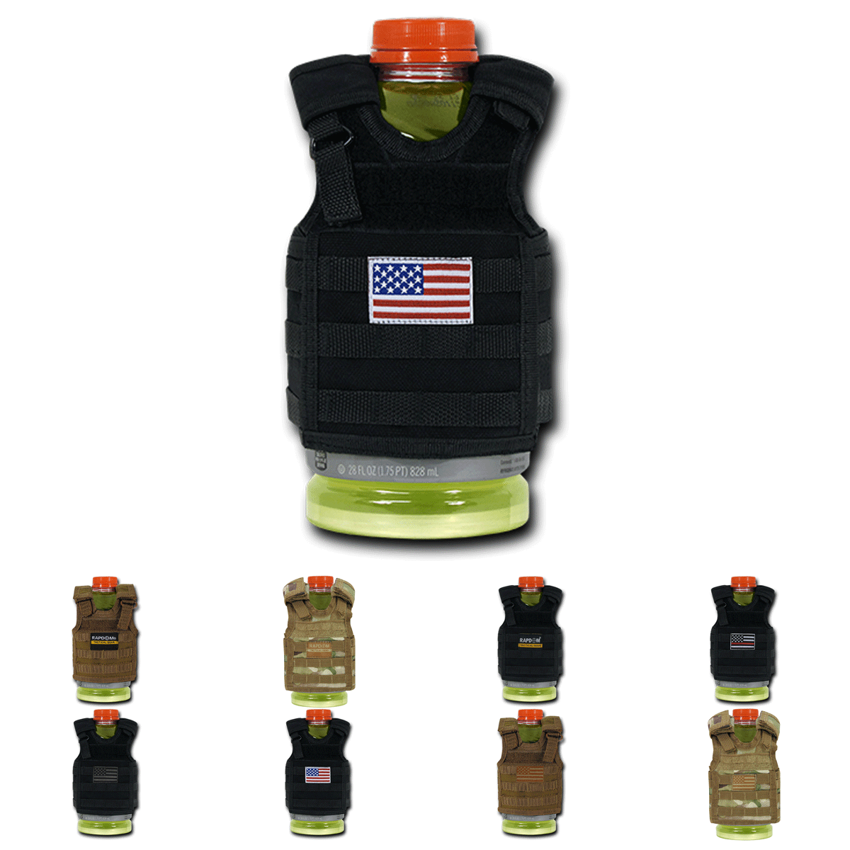 Rapid Dominance Deluxe Tactical Mini Vest Bottle, Beverage Carrier – Rapdom T98