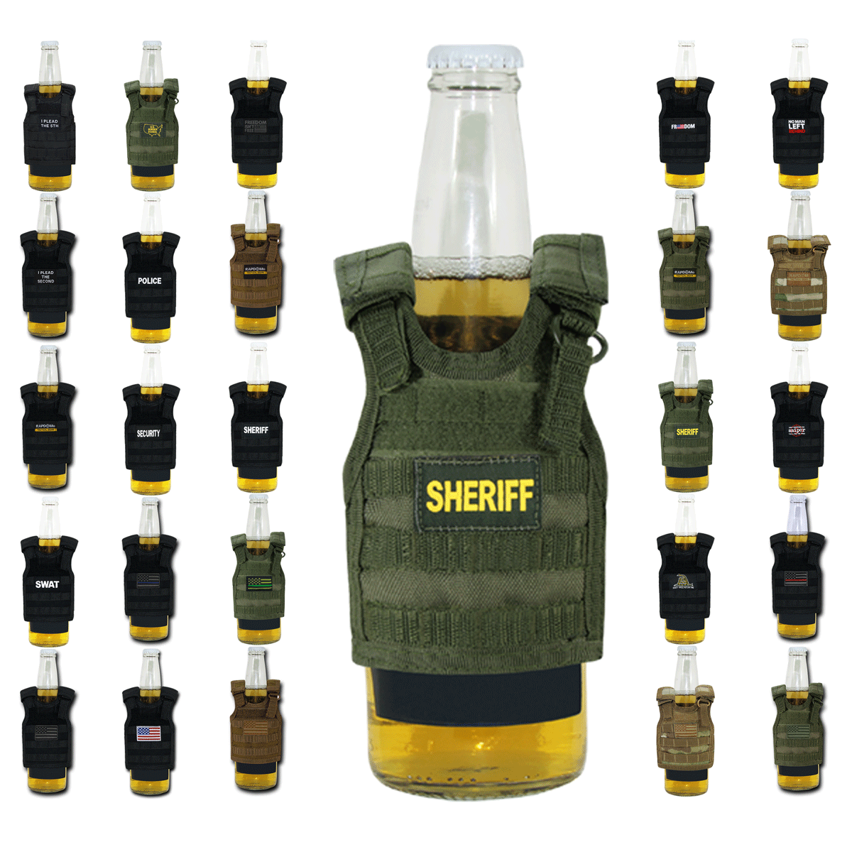 Rapid Dominance Tactical Mini Vest Bottle, Beverage Carrier – Rapdom T99