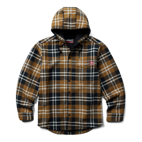 Wolverine Men’s Bucksaw Bonded Flannel Shirt Jac