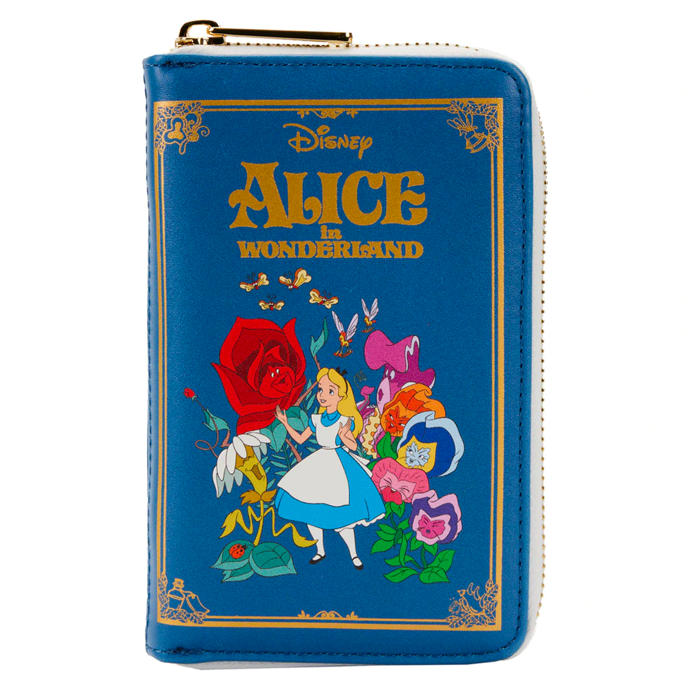 Loungefly: Disney – Alice in Wonderland Classic Book Zip Around Wallet