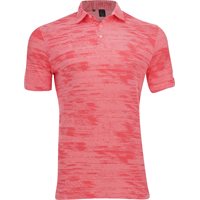 Adidas ULT365 Textured Stripe Shirt in Semi Pink Spark / Better Scarlet