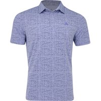 Adidas Ultimate365 Power Grid Print Shirt in Blue Spark