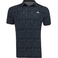 Adidas Ultimate365 Power Grid Print Shirt in Collegiate Navy