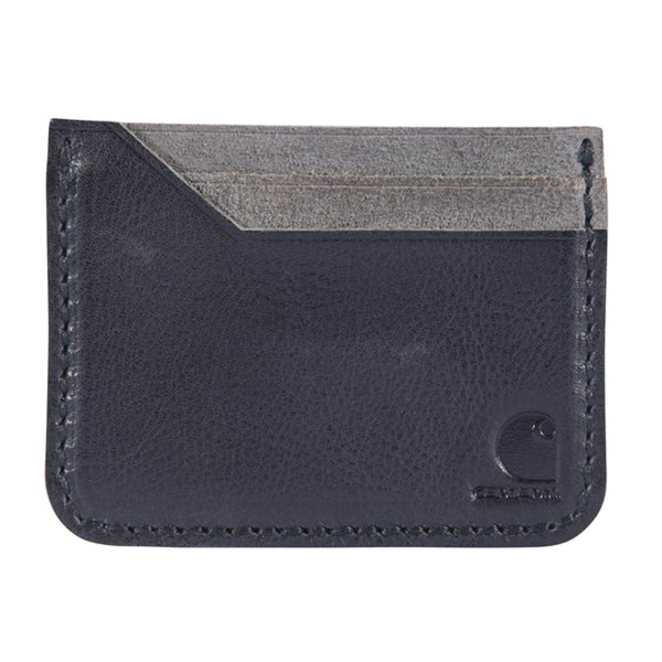 Carhartt Men’s Patina Leather Front Pocket Logo Wallet