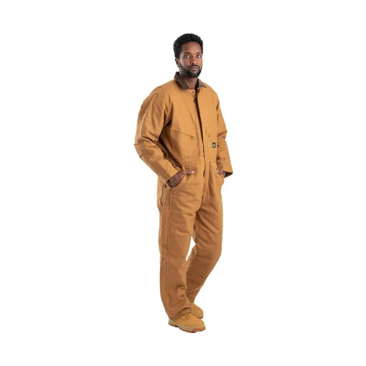 Berne Men’s Heritage Duck Insulated Coverall – Brown