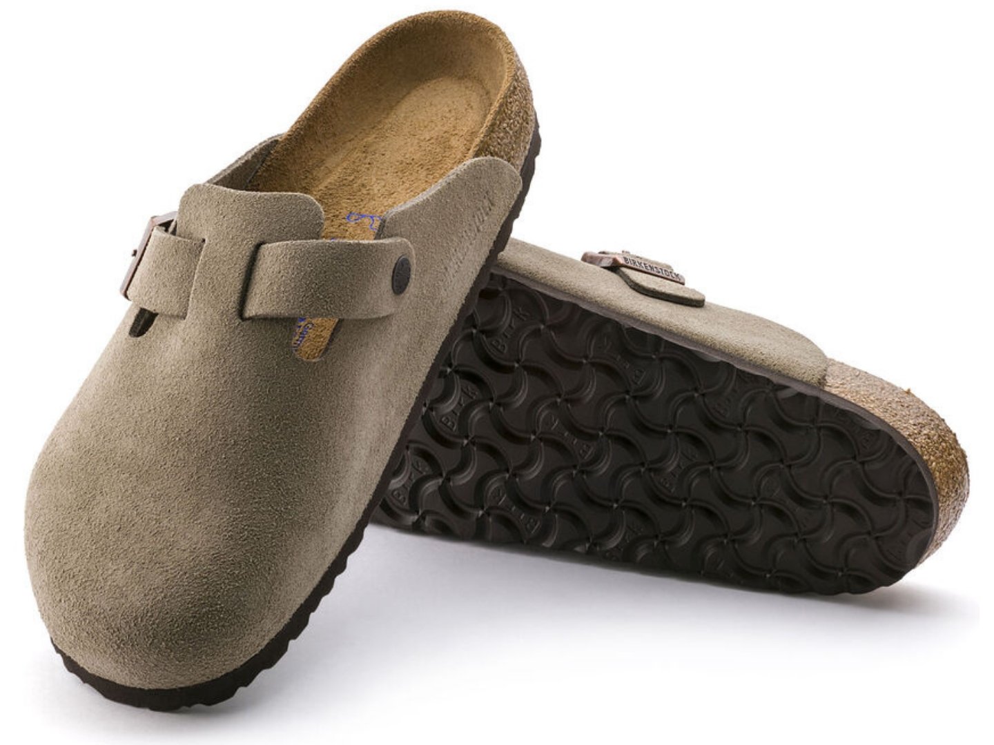 Birkenstock: Boston in Taupe