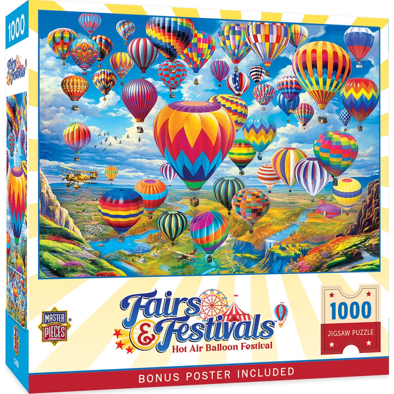 Fairs & Festivals – Hot Air Balloon Festival 1000 Piece Jigsaw Puzzle