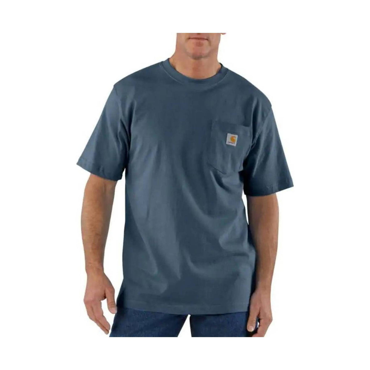 Carhartt Men’s Workwear Pocket T-Shirt – Bluestone