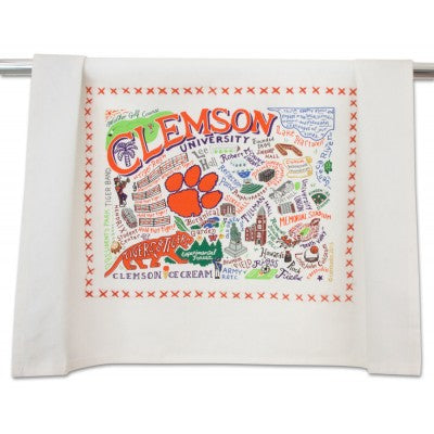 Catstudio COLLEGIATE Dish Towel CLEMSON UNIVERSITY