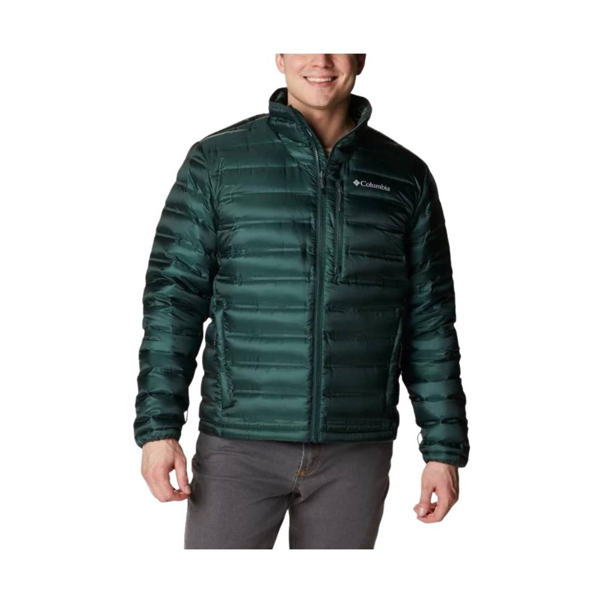 Columbia Men’s Pebble Peak Down Jacket – Spruce