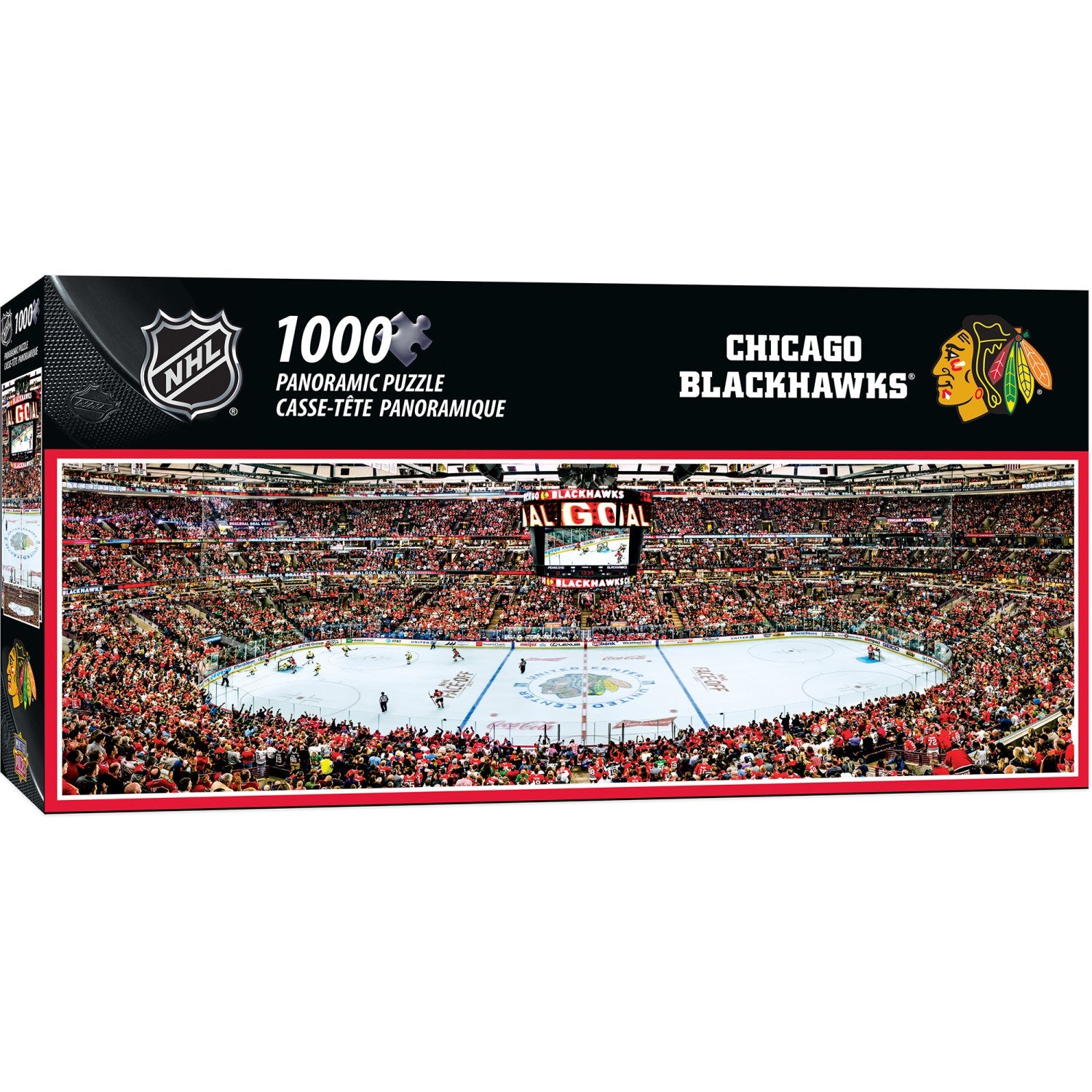 Chicago Blackhawks – 1000 Piece Panoramic Jigsaw Puzzle