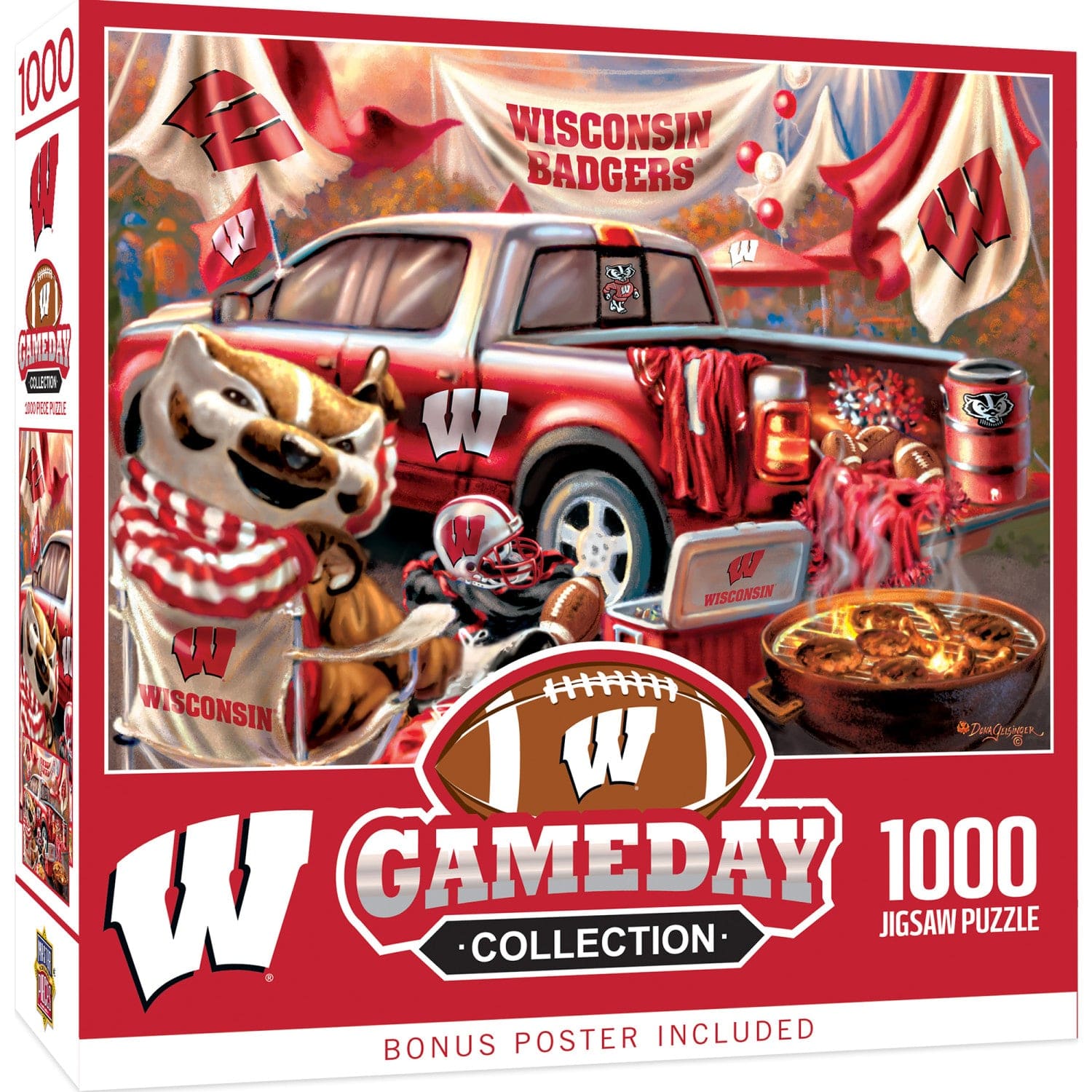 Wisconsin Badgers – Gameday 1000 Piece Jigsaw Puzzle