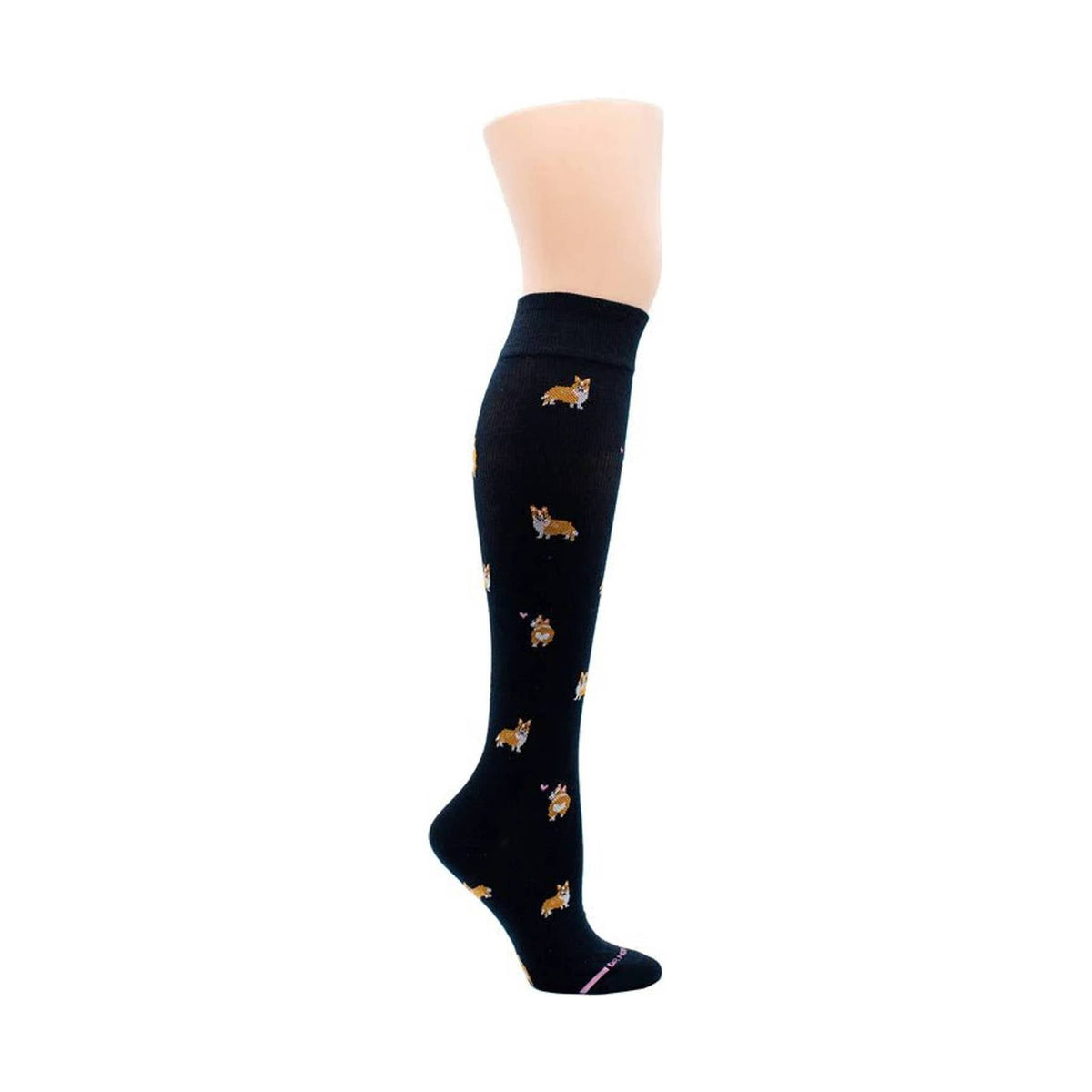 Dr. Motion Women’s Compression Sock – Corgi Love