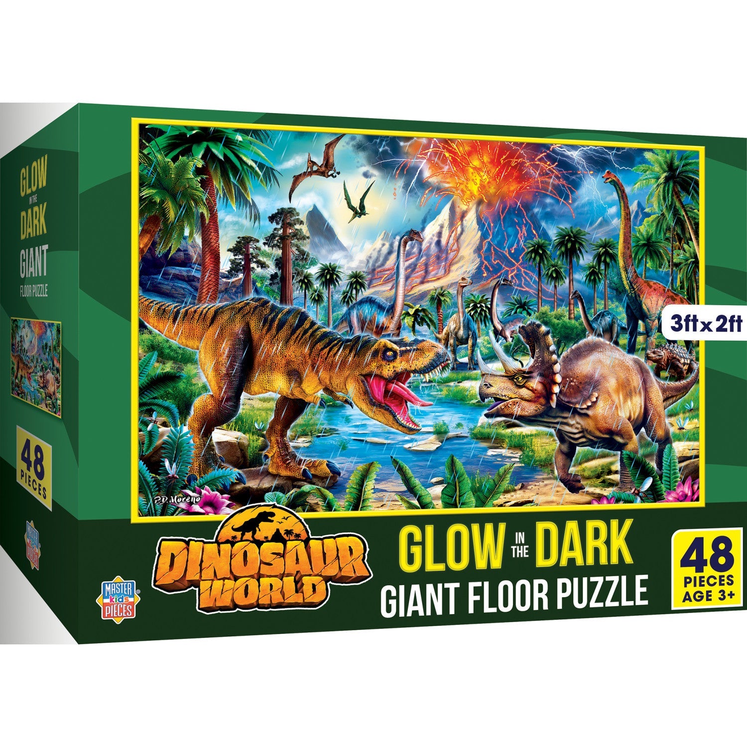 Glow in the Dark – Dinosaur World 48 Piece Floor Jigsaw Puzzle