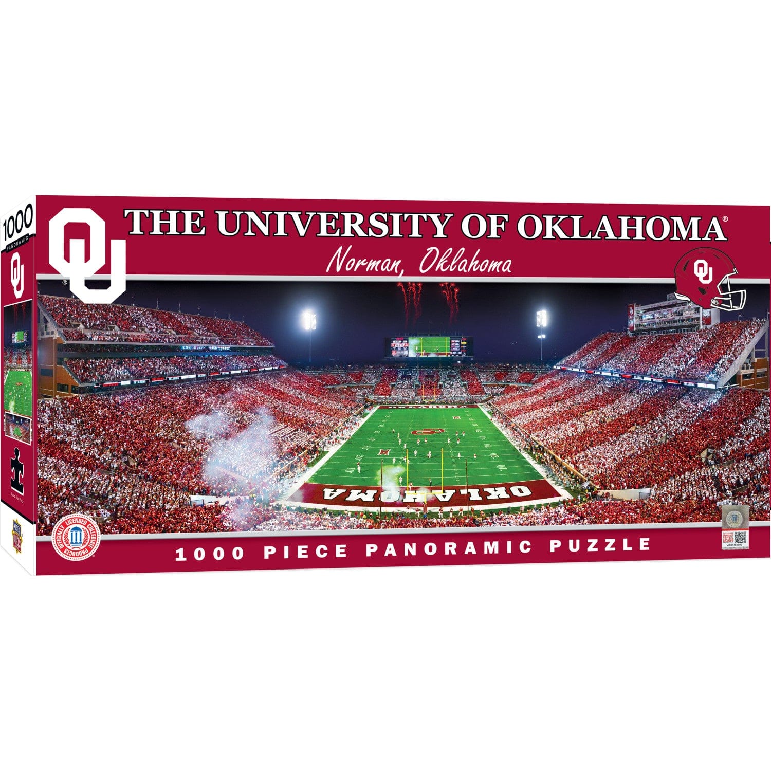 Oklahoma Sooners – 1000 Piece Panoramic Jigsaw Puzzle – End View